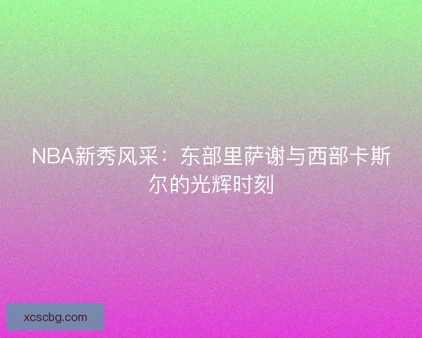 NBA新秀风采：东部里萨谢与西部卡斯尔的光辉时刻