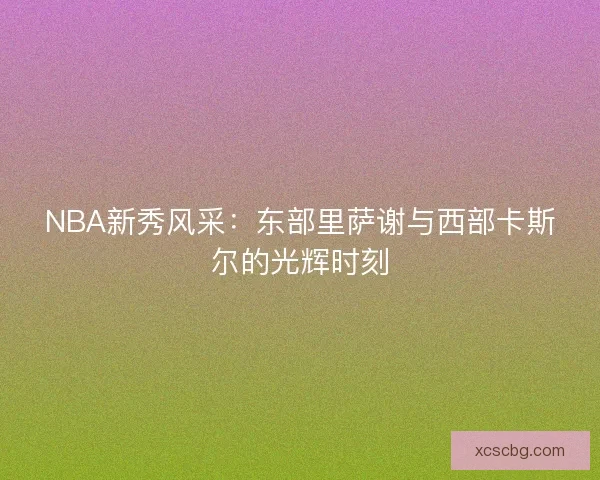 NBA新秀风采：东部里萨谢与西部卡斯尔的光辉时刻