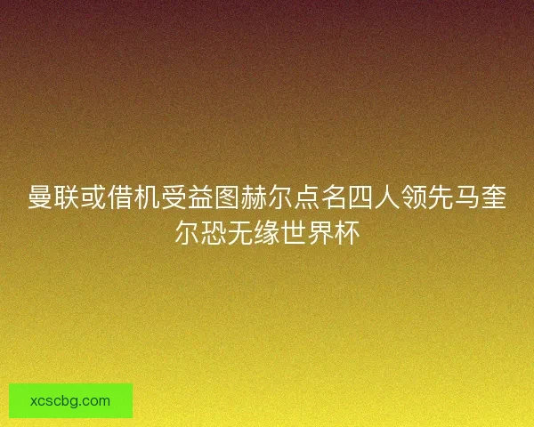 曼联或借机受益图赫尔点名四人领先马奎尔恐无缘世界杯 曼联或借机受益图赫尔点名四人领先马奎尔恐无缘世界杯